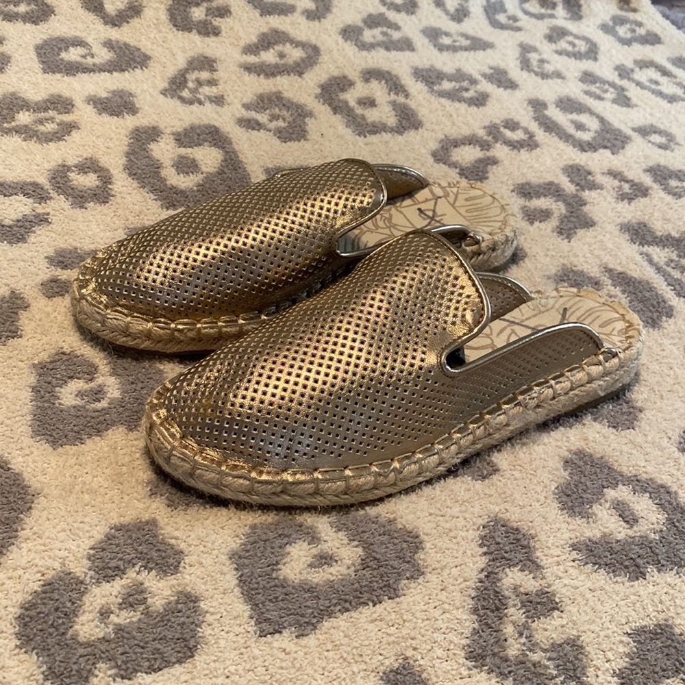 Gold Mules - Picture 2 of 2